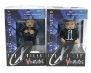 Diamond Select Toys Vinimates X-Files Agent Fox Mulder & Agent Dana Scully NEW!