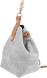 SUPVOX Pet Feeder Skincare Portable Treat Bag Dog Training Treat Bag Protection Pet Bag Clicker Biscuit Food Snacks Pouch Bags Store Doggie Treats Bin Product Canvas