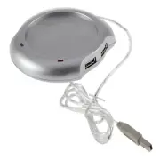 4 Port USB Hub Tea Coffee Cup Mug Warmer Liquid Temperature Electric Warmer