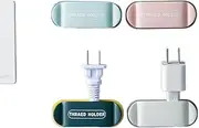 1/4pcs Power Plug Wall Hook Kitchen Data Cable Deposit Desktop Cable USB Socket Cable Clip Wall Mount Holder Kitchen Accessories 1/4 件电源插头墙壁挂钩厨房数据线存储桌面电缆 USB 插座电缆夹壁挂式支架/548