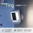 Ring Spotlight Cam Pro 4-Pack Battery, 2K, 3D Motion, LED, Wireless CCTV