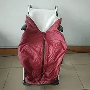 [SUOYUANJIE] Wheelchair Cover for Adults Winter Windproof Plush Fleece Lining Wheelchair Blanket Zipper Wheelchair Warmer Cover for Lower Body Suitable for Disabled Senior Elderly