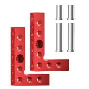 2Pack Mini Small Square Center Finder Tool 90 Degree Precision Machinist Square