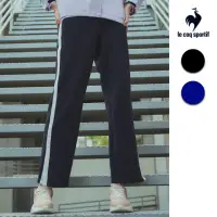 在飛比找momo購物網優惠-【LE COQ SPORTIF 公雞】休閒經典針織運動長褲 