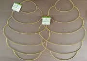 New floral Lot 2 Wire Wreath Frame Bee BeeHive Bee Hive Door Wreath Decor