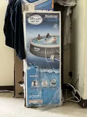 Bestway 15ft x 42in Inflatable Fast Set Pool Set with Pump, filter and Ladder.