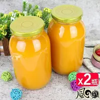 在飛比找PChome24h購物優惠-【風之果】屏東枋山在欉紅愛文芒果手工芒果醬1000MLx2瓶