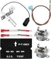 RV Water Heater Thermal Cutoff Compatible with Atwood 91447 93866 with ECO Thermostat Assembly Kit Replacement Part 2PCS