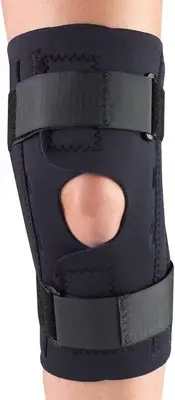 Champion/OTC Knee Stabilizer Wrap, Spiral Stays, Neoprene, Black, 3X-large