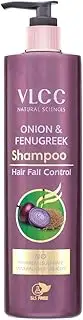 VLCC Onion and Fenugreek Hair Fall Control Shampoo 300 ml, Yellow, Unisex-Adults