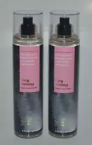 2 BATH & BODY WORKS COZY EVENING FINE FRAGRANCE MIST BODY SPRAY LAVENDER FREESIA