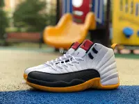 在飛比找Yahoo奇摩拍賣-7-11運費0元優惠優惠-Air Jordan 12 AJ12 黑白黃 25周年 高幫