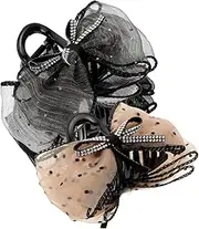 Beaupretty 3pcs Sparkly Bow Hair Clips Rhinestones and Mesh Design Elegant Hair Accessories for Versatile Styling