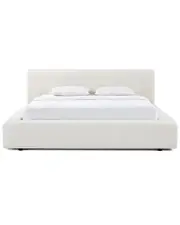 TOV Furniture Meena Upcycled Linen Storage King Bed