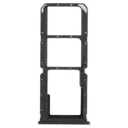 For OPPO A54S CPH2273 SIM Card Tray + SIM Card Tray + Micro SD Card Tray Black