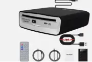 External USB CD Player for Car Portable Plug In CD Player with Remote Control NE