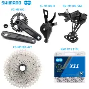 New SHIMANO Deore M5100 11 speed Drivetrain Groupset MTB 32/34/36T Crankset