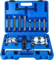 Heavy Duty 5-Ton Bearing Puller Set | 14PCS Wheel Hub Axle Puller Kit, 2" and 3"