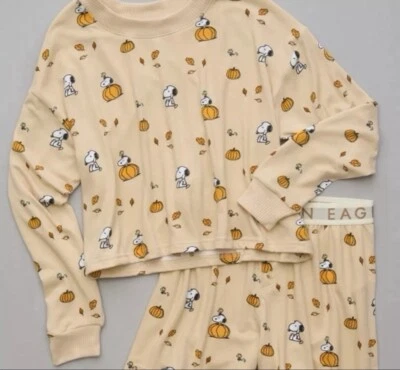 American Eagle Snoopy Peanuts 2024 Fall Sleep/Pajama Set —Size XXL— AE