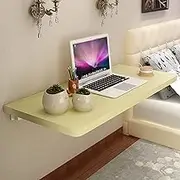 Heavy Duty Wall Mounted Fold Down Table Study Workbench for Kitchen Space Saver Floating Drop Leaf Desk for Laundry Bar