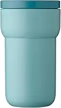 Mepal Travel Mug Ellipse 275 ml Nordic Green – Togo Coffee Mug – Leak-Proof – Compact Size – Fits in Almost All Cup Holders, Polypropylene, Diameter 84 x 146 cm