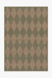 185' x 275' | Machine Washable Runner Rug | Kid & Pet Friendly | Indoor Rug | Palazzo Sage Green Re-Jute Rug | Ruggable