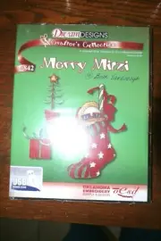 OESD Embroidery Design Collection #842 Merry Mitzi - Multi-Format USB NEW SEALED