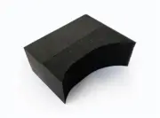 Tire Dressing Applicator Sponge – Curved Foam Pad for Even Tire Shine – Reusable