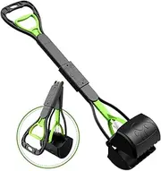 TIMINGILA Pooper Scooper 28" Long Handle Portable Pet Poop Scooper for Large and Small Dogs,High Strength Material and Durable Spring,Great for Lawns, Grass, Dirt, Gravel