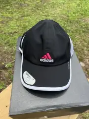 Adidas Hat Climacool Superlite Black White Pink Hook & Loop Running