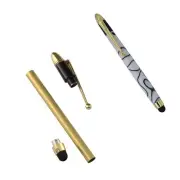 Soft Touch Stylus Project Kit - Gold and Black Chrome Finish, Legacy Woodturning