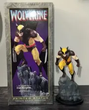 Wolverine Painted Statue Marvel Limited Edition 1971/2500 Carl Surgess 7" Tall