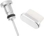 2Pairs Type C Earphone Dust Plugs Dual Function Charging Port Covers for Phone and Earphone Jack Easy to Install Compact Design Compatible with Devices