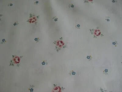 4Y VTG Cohama Riverdale Tullamore Cotton Fabric Pink Roses Shabby Cottage Chic