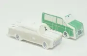 Kate Spade New York Hopscotch Drive Town Taxi Porcelain Salt and Pepper Shakers