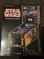 Star Wars Premium Comic Art - Stern Pinball - Promotional Advertising Flyer NOS
