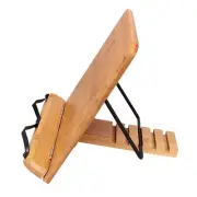 Bamboo Adjustable Tablet Book Stand For Mobile Phone Ipad Android Tablet Holder