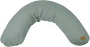Beaba Big Flopsy Maternity and Nursing Pillow, Print Jersey Sage Green