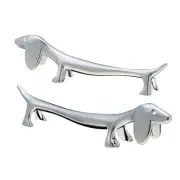 Chopsticks Rest Stainless Steel Chopsticks Stand Cute Dog Chopsticks Rack noble