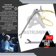 8.5" TISCHLER BIOPSY PUNCH FORCEPS STANDARD STRAIGHT 216mm bite size 5mmx3mm