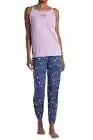 PJ COUTURE Women's Printed Sleepover 2-Piece Pajama Set 83140 Lilac NEW w TAGS