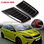 Carbon Fiber Car Cooling Bonnet Louver Hood Air Flow Intake Vent Scoop Cover `