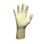 Micro Tek® Cleanroom 5mil Powder-Free Textured 9" Latex Gloves 100pk Yellow