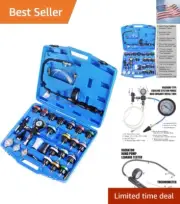 Radiator Coolant Pressure Tester Vacuum Refill Tool Kit, 28PCS Automotive Coo...
