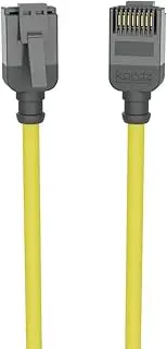 Cat6 Slim Patch Cable 28AWG Yellow - 0.75m