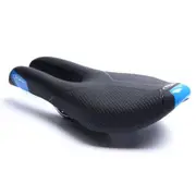 Mountain Bike Saddle Fixed Gear Highway Bicycle Seat Fork Seat Black blue_270*130mm