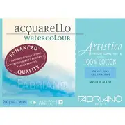 Fabriano A4 Watercolour Pad 100% Cotton 12 Sheets