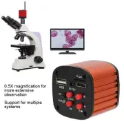 16MP USB Microscope Camera Kit Digital Magnifier W/ 0.5X Lens 30mm 30.5mm A