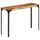 Solid Wood Mango Iron Console Table Hallway Entry Wooden Desk Display Shelf