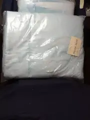 J.C. Penny Windsong Pillow Sham Light Blue. Standard. New In Package Set Of 2